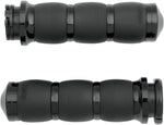 Avon Grips 3-Ring Velvet Air Grips For Harley Davidson FLD 1690 2012-2013 - Black