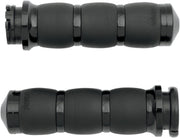 Avon Grips 3-Ring Velvet Air Grips For Harley Davidson FLD 1690 2012-2013 - Black