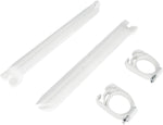 UFO Fork Guards For Kawasaki KX125 1991 - White