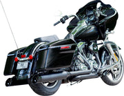S&S Cycle 4-1/2" MK45 Cutlass Performance Silencers For Harley Davidson FLHR 1340 1995-1998 - Black