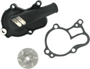 Boyesen Supercooler Water Pump Cover & Impeller Kit For Yamaha YZ250 1999-2023 - Black