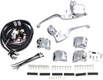 Drag Specialties Handlebar Control Kit with Mechanical Clutch For Harley Davidson FLHR 1340 1996-1998 - Chrome