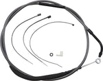Magnum Shielding Polished KarbonFibr Clutch Cable For Harley Davidson FLH 1868 2021 187.5 cm (73-3 4") - Carbon Fiber Silver