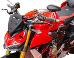 WRS Windscreen For Ducati Streetfighter V4 1100 ABS 2020-2024 25 cm (9-7/8") - Black