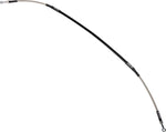 Moose Racing Stainless Steel Braided Brake Hose For Gas Gas MC50 2024-2027 Front - Braided/Silver