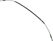 Moose Racing Stainless Steel Braided Brake Hose For Gas Gas MC50 2024-2027 Front - Braided/Silver