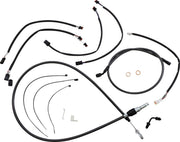 Magnum Shielding Pearl Designer Handlebar Cable Install Kit For Harley Davidson FXFB 1750 2018-2019 30.5 - 35.5cm (12" - 14") - Black