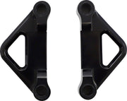 Accutronix Hot Bagger Leg Fender Spacers For Harley Davidson FLHR 1340 1994-1998 Front 1-1 4" - Black
