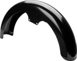 Klock Werks Hugger Fender With Mounting Blocks For Harley Davidson FXLR 1750 2018-2020 482.60 mm (19.00") Front 34.3 cm (13-1/2") - Black