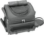 Saddlemen Pet Voyager Rear Carrier Bag - Black/Chrome
