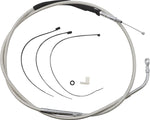 Magnum Shielding High-Efficiency Stainless Clutch Cable For Harley Davidson FLH 1868 2021 192.4 cm (75-3 4") - Polished
