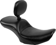 LE Pera Maverick Daddy Long Legs Seat With Backrest For Harley Davidson FLHX 1750 ABS 2023 Smooth - Black