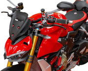 WRS Windscreen For Ducati Streetfighter V4 1100 ABS 2020-2022 28 cm (11") - Black