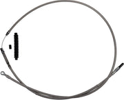 Barnett Stainless Steel Clutch Cable For Harley Davidson FLHFB 1868 2023 +25.4 cm (10") - Silver