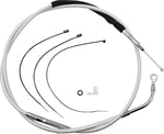 Magnum Shielding Sterling Chromite II Clutch Cable For Harley Davidson FLH 1868 2021 187.5 cm (73-3 4") - Chrome