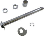 Drag Specialties Rear Axle Kit For Harley Davidson FLHR 1450 2002-2003 - Chrome Silver