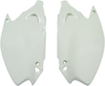 UFO Side Panels For Kawasaki KX125 2003-2008 - White