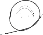 Magnum Shielding Polished KarbonFibr Clutch Cable For Harley Davidson XL 1200 C 2011-2017 160 cm (63") - Carbon Fiber Silver