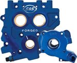 S&S Cycle TC3 Oil Pump & Cam Support Plate Kit For Harley Davidson FLD 1690 2012-2013 - Blue