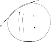 Magnum Shielding Redesigned Braided Sterling Chromite II Clutch Cable For Harley Davidson FLH 1868 ABS 2021 184.5 cm (72-11/16") - Chrome