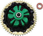 Alloy Art Cush Chain Sprocket For Harley Davidson FLHR 1584 2009 Black Gold 51T