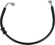 Drag Specialties Stainless Steel Brake Hose Kit For Harley Davidson FLD 1690 2012-2013 Rear - Black