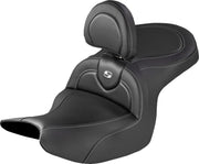 Saddlemen Roadsofa Seat With Driver Backrest For Honda GL 1800 ABS 2018-2021 Carbon Fiber - Black