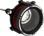 Trask Assault Charge High-Flow Air Cleaner Kit For Harley Davidson FLHRXS 1868 2024-2025 - Black/Reverse Cut/Silver