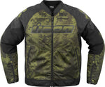 Icon Unisex Overlord3 Magnacross Jacket - Black Dark Grey Green