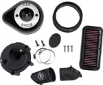 S&S Cycle Stealth Air Cleaner Kit with Cover For Indian Challenger 108 ABS 2020-2025 - Black