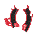 Acerbis X-Grip Frame Guards For Honda CRF250R & CRF450R 2025 - Red Black