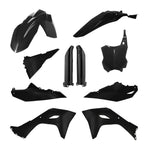 Acerbis Full Plastics Kit For Kawasaki KXF250 2025-2026, KXF450 2024-2026 - Black