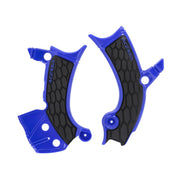 Acerbis X-Grip Frame Guards For Yamaha WRF250 2025 & WRF450 2024-2025 - Blue Black