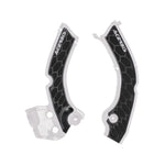 Acerbis X-Grip Frame Guards For Triumph TF250X 2024-2025 & TF450-RC 2025 - White Black