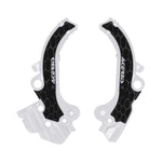 Acerbis X-Grip Frame Guards For KTM SX65 & Husqvarna TC65 & Gas Gas MC65 2024-2025 - White Black