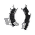 Acerbis X-Grip Frame Guards For Honda CRF250R & CRF450R 2025 - Silver Black
