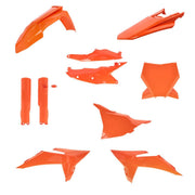 Acerbis Full Plastics Kit For KTM SX 125 150 250 & SXF 250 350 450, XC 125 250 300 2025 - Orange