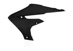 Acerbis Radiator Scoops For Yamaha YZF250 2019-2023 & YZF450 2018-2022 - Metallic Black