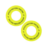 Apico Blister Buster Grips Donuts Pack Of 2 Yellow/Black