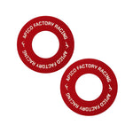 Apico Blister Buster Grips Donuts Pack Of 2 Red/white