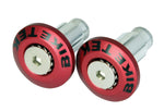 Bike It Flush Fit Red 13mm & 18mm Bar Ends