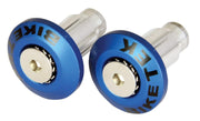 Bike It Flush Fit Blue 13mm & 18mm Bar Ends
