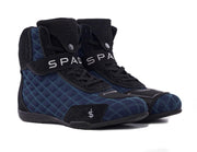 Spada Circuit Race Motorcycle Ankle Boots - Navy Blue