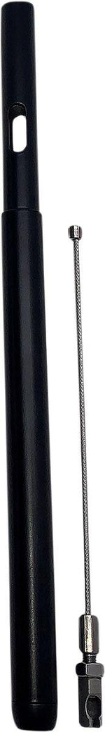 Fat Baggers Inc. EZ Install Clutch Cable Extension For Harley Davidson FLFBS 1868 2021-2024 +20.3 cm (8") - Black Silver