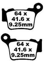 EBC TT Sport Carbon Fusion Brake Pads For Husqvarna CR125 2005-2013 Rear