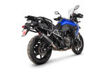 Scorpion Serket Parallel Slip-On Black Ceramic For Suzuki V-Strom 800 DE 2023-2025
