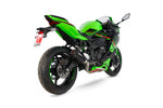 Scorpion Red Power Full System Ceramic Black Sleeve For Kawasaki ZX-4RR 2023-2025