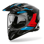 Airoh Bandit Helmet - Tune Blue Red Gloss