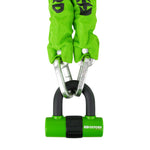 Oxford HD Chain Lock 9.3mm x 1.5m Green