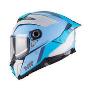 MT Thunder 4 R Wind Tunnel C7 Motorcycle Helmet Matt Blue